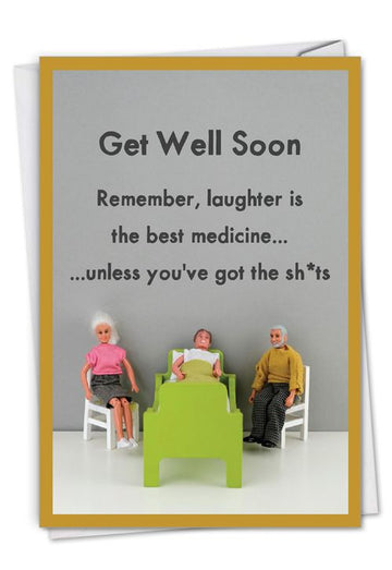Best Medicine Get Well Card - Sour Sentiments