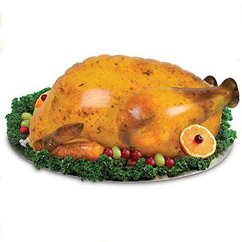 Inflatable Turkey On Serving Plate
