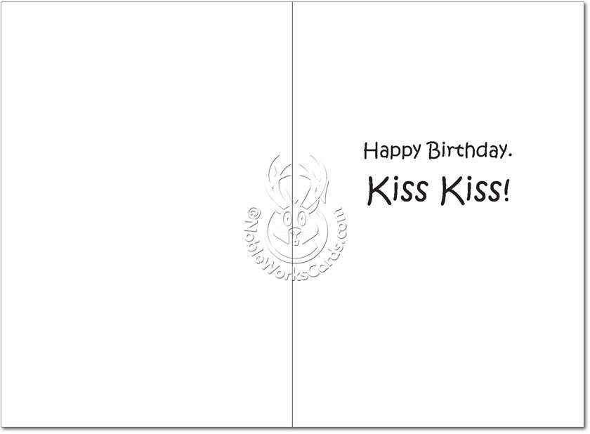 Kiss My Nose Birthday Card - Sour Sentiments 
 - 2