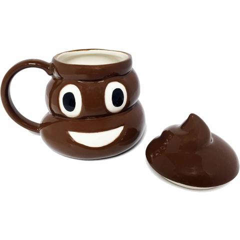 Poop Emoji Coffee Mug Without Top