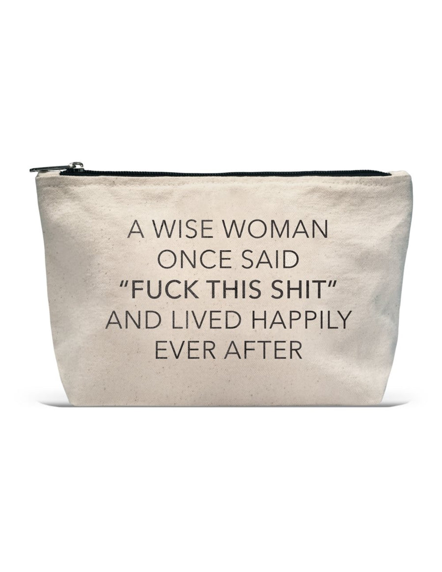  A Wise Woman Cosmetic Pouch
