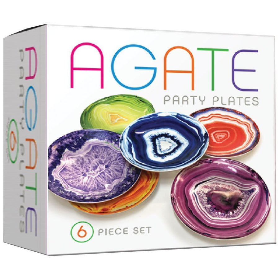 Agate Ceramic Party Plates Box