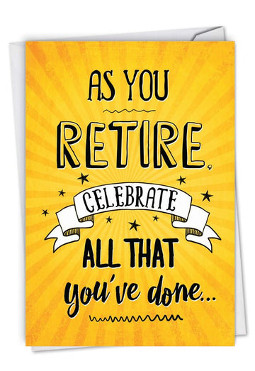 As You Retire Card - Sour Sentiments