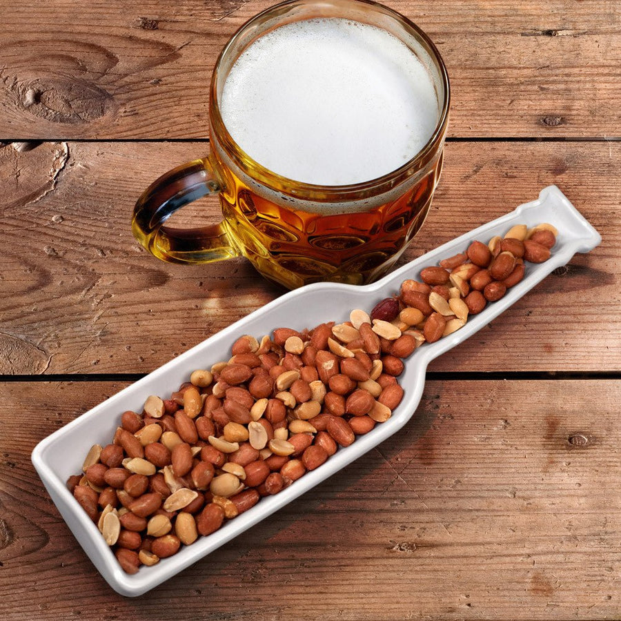 Beer Bites Snack Bowl with Peanuts and Beer