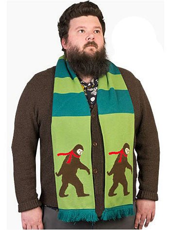 Bigfoot Scarf On Hipster