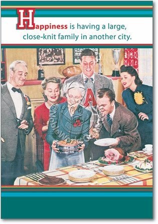 Close Knit Family Christmas Card - Sour Sentiments