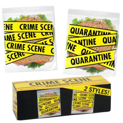Crime Scene Sandwich Bags - Sour Sentiments
