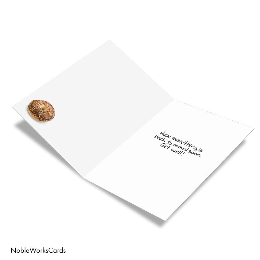 Everything Bagel Get Well Card - Sour Sentiments