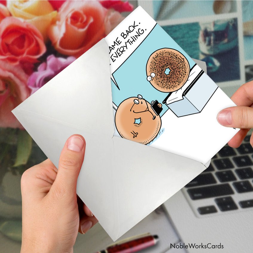 Everything Bagel Get Well Card - Sour Sentiments