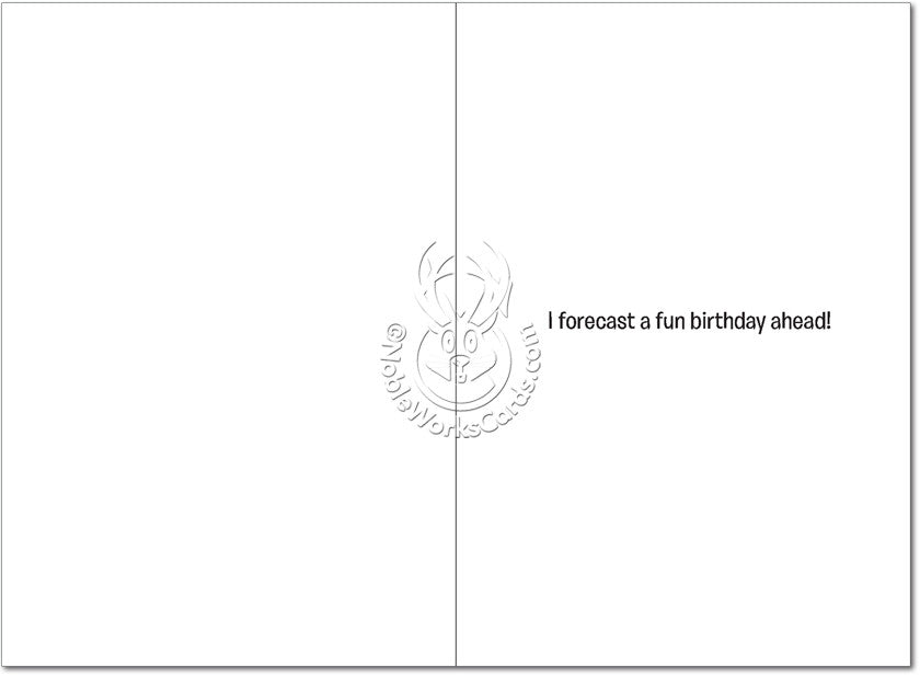 Forecast For Tonight Birthday Card - Sour Sentiments