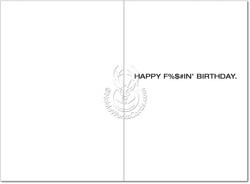 Fukitol Birthday Card - Sour Sentiments 
 - 2