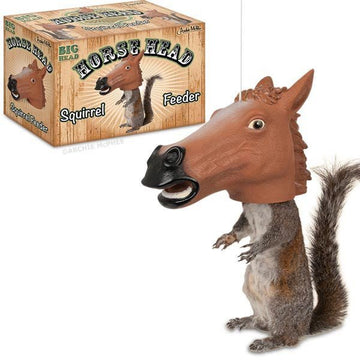 Horse Head Squirrel Feeder - Sour Sentiments