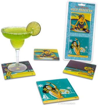 Hula Girl Coasters - Sour Sentiments 
