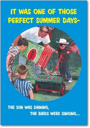 Lawn Mower Broken Father's Day Card