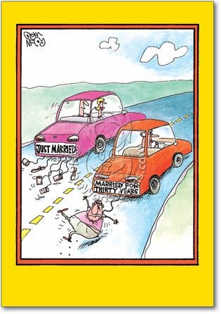 Married Cars Anniversary Card - Sour Sentiments 
 - 1