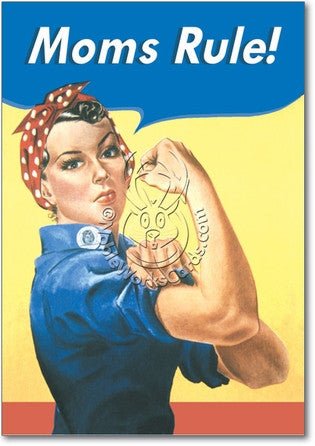 Mom's Rule Mother's Day Card