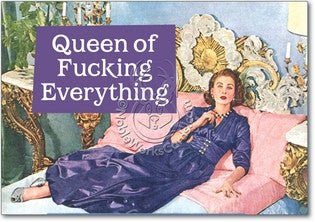 Queen Of *ucking Everything Card (Blank) - Sour Sentiments 
 - 1