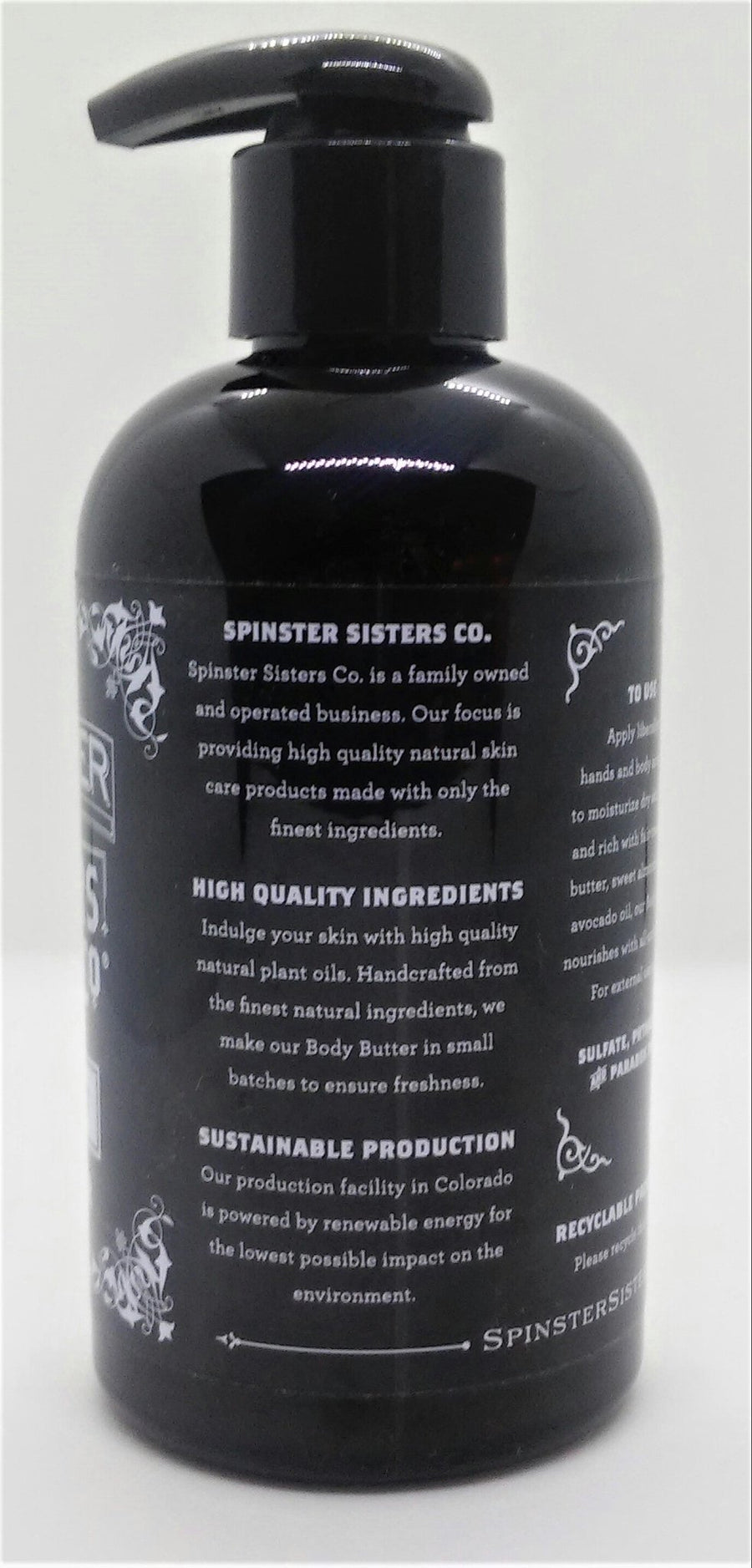 Spinster Sisters Body Butter Rosemary Mint Back View