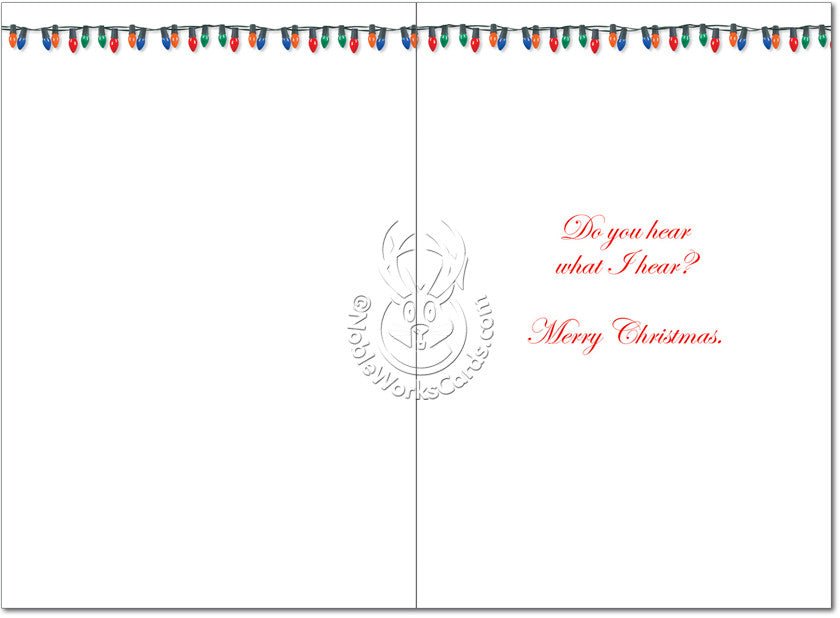 Silent Night Christmas Card - Sour Sentiments 
 - 2