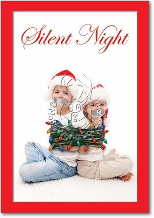 Silent Night Christmas Card - Sour Sentiments 
 - 1