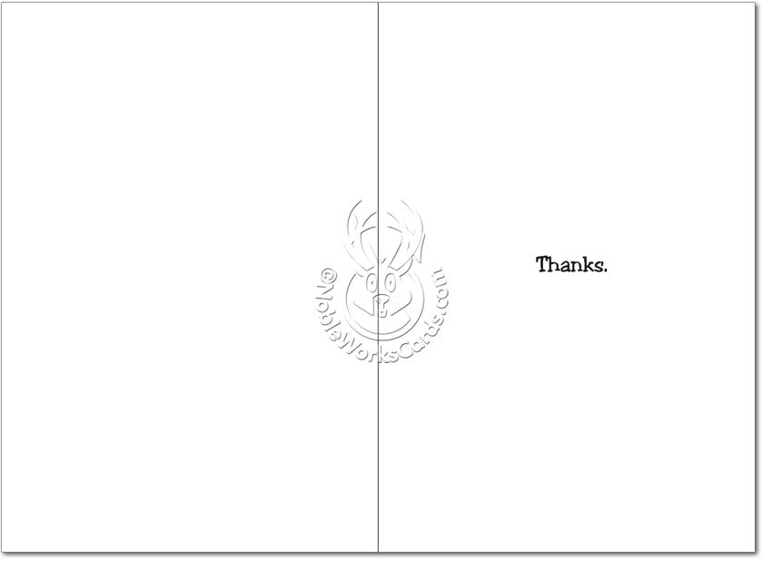 Thanks Dog Thank You Card - Sour Sentiments