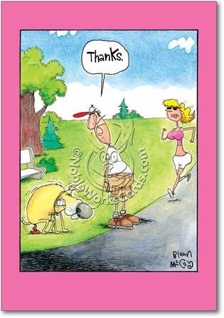 Thanks Dog Thank You Card - Sour Sentiments