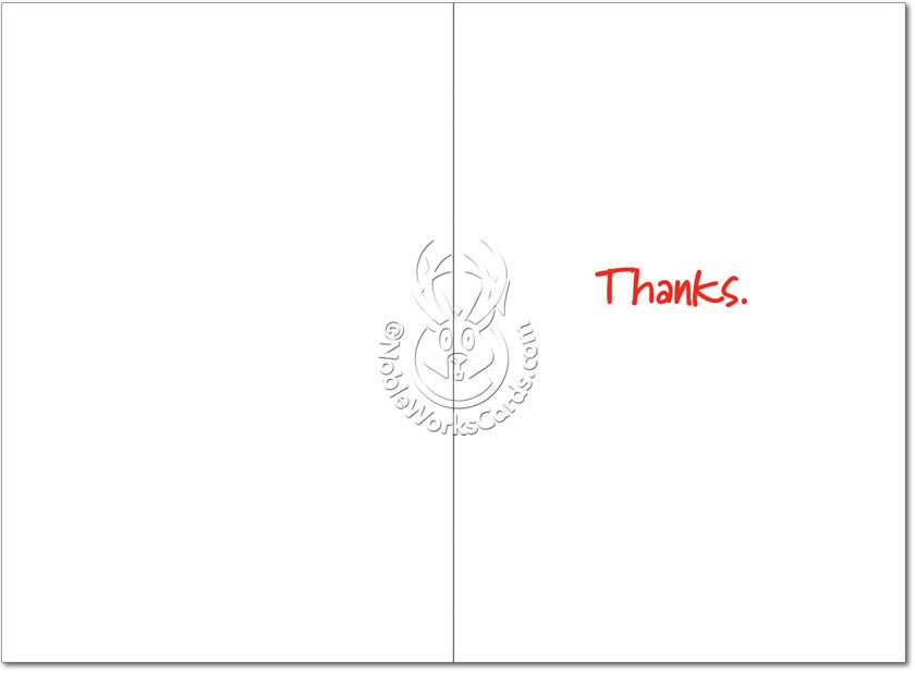 You Are Welcome Thank You Card - Sour Sentiments