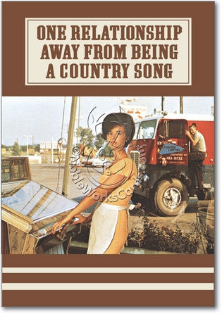 Country Song Card (Blank) - Sour Sentiments 
 - 1