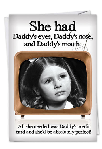 Daddy's Credit Card Father's Day Card